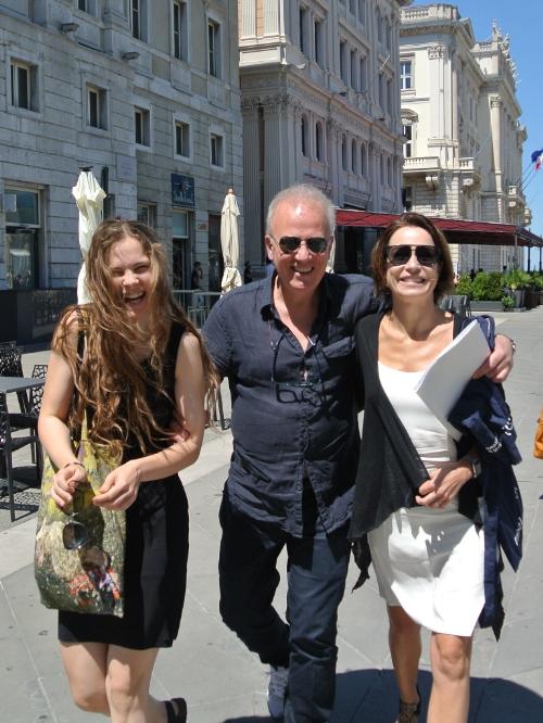 Federica Rosellini (attrice), Franco Castellano (attore e regista) e Stefania Rocca (attrice) – Trieste 10/07/2015